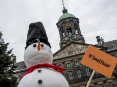 Sneeuwpoppeninvasie in Nederland