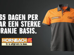HORNBACH lanceert campagne ‘365 dagen per jaar een sterke oranje basis’