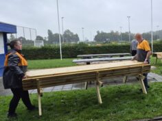 HORNBACHhelpt knapt blokhut voetbalclub GVAV op